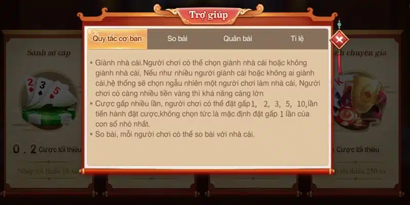 Luật cơ bản trong game bài 3 lá cho người chơi mới