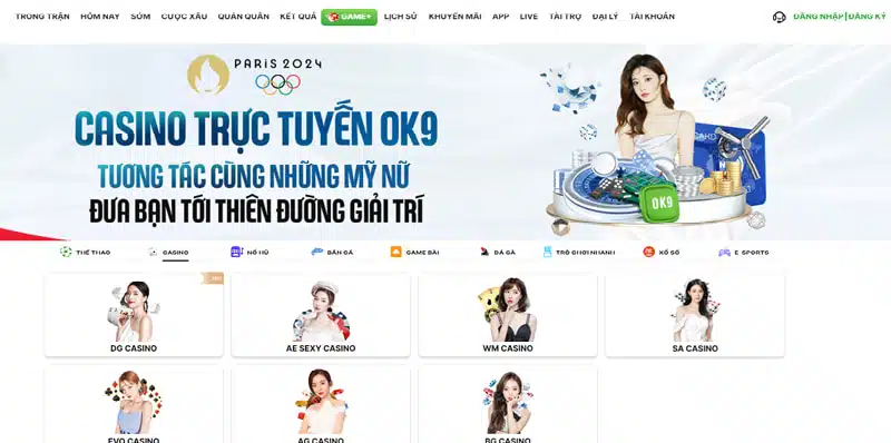 Sức hút từ ưu điểm của Casino OK9