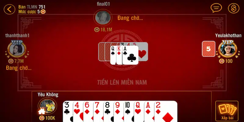 Tiến Lên Miền Nam là game hút khách của chuyên mục