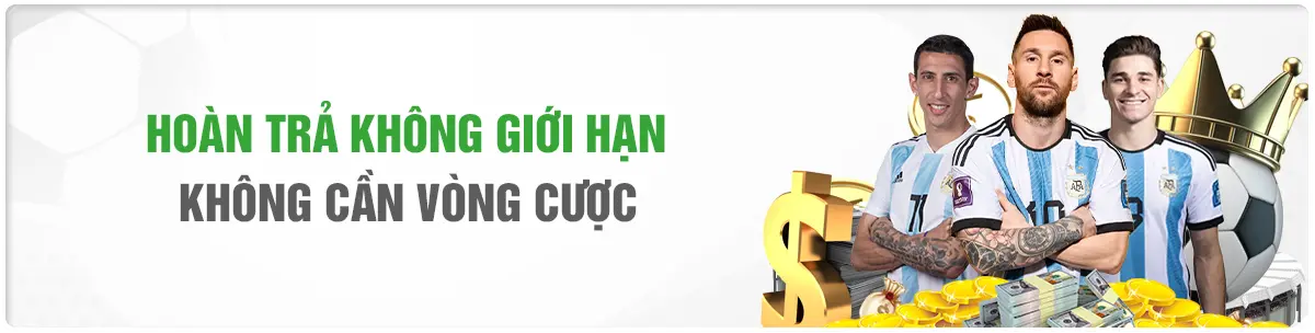 Hoàn trả không giới hạn không cần vòng cược tại ok9